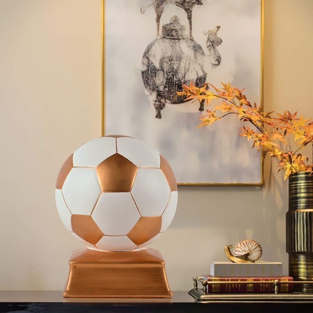 Amazon.co.jp: ZXCTD サッカー樹脂の彫刻 - 金属ウォールアート